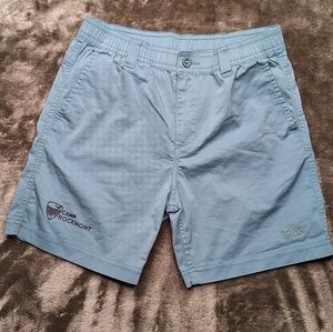 AFTCO Youth Medium American Fishing Shorts Blue
